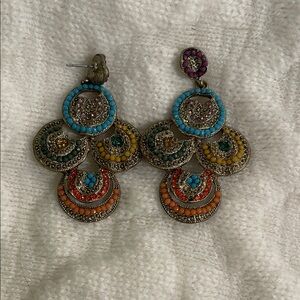 Multicolor Bohemian Dangle Earrings